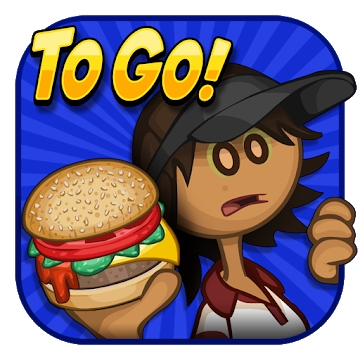 Aplikacija "Papa's Burgeria To Go!"
