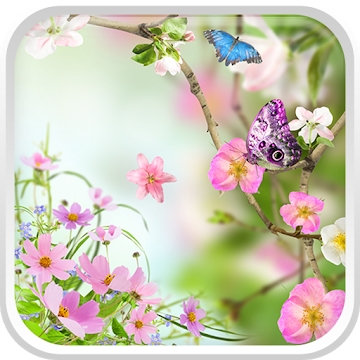 Priedas „Gėlės Live Wallpaper“