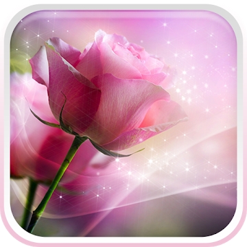 Aplikace "Pink Roses Live Wallpaper"