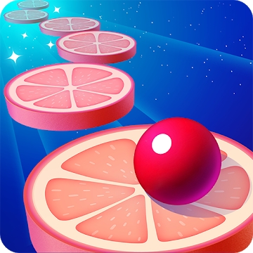 Aplikace "Splashy Tiles: Bouncing To Fruit Tiles"