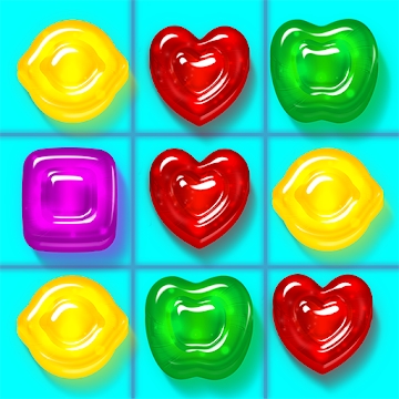 App "Candy! - bezmaksas spēle 3 pēc kārtas"