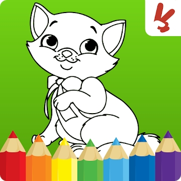 Pielikums "Bērnu krāsošanas spēle: dzīvnieki"