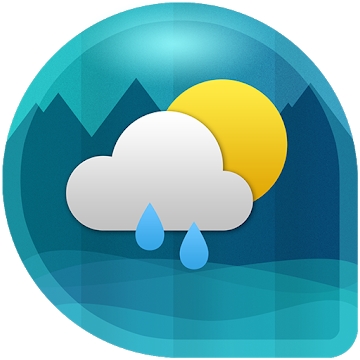 Aplikace "widget počasí a hodiny pro Android"