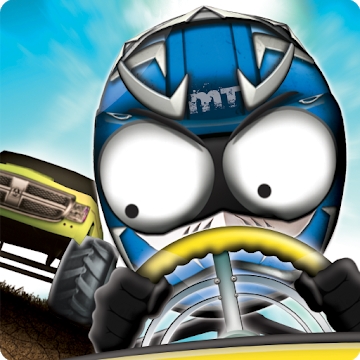 Aplikacija "Stickman Downhill Monstertruck"
