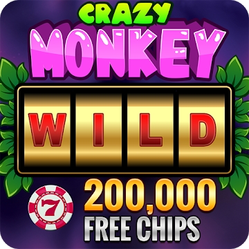 O aplicativo "Crazy Monkey VIP Slot Machine"