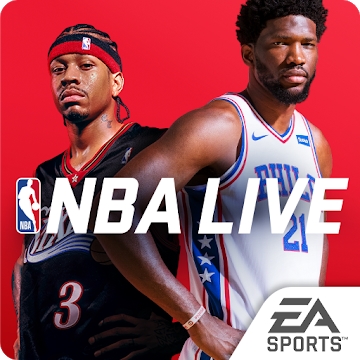 De applicatie "NBA LIVE Mobile Basketball"