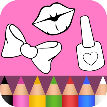 Aplicație "cosmetice de colorat pentru fete"