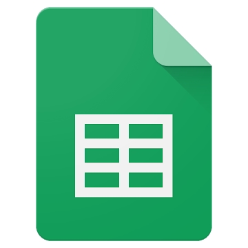 Google Spreadsheets app