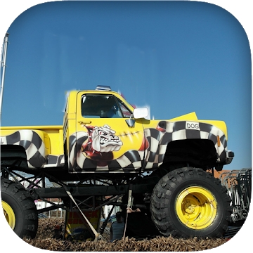 Ansøgningen "Big Monster Truck Racing 3D"