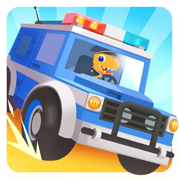Aplikace "Dinosaur Police Car"