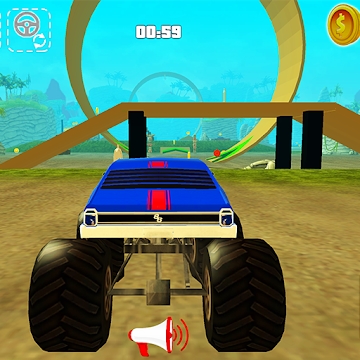 O aplicativo "Monster Truck Racing Hero 3D"