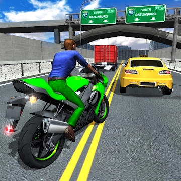 Application "Moto racer HD"