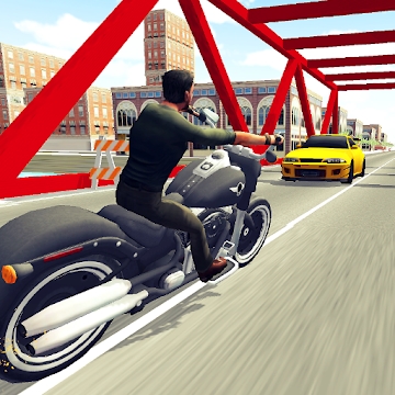 Aplikácia "Moto Racing 3D"