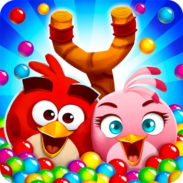 De applicatie "Angry Birds POP Bubble Shooter"