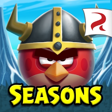 De applicatie "Angry Birds Seasons"