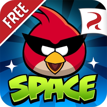 De applicatie "Angry Birds Space"