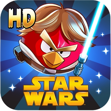 La aplicación "Angry Birds Star Wars HD"