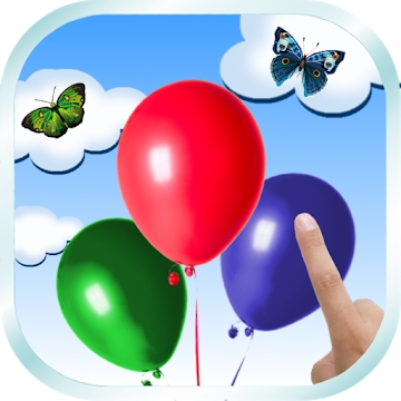 O aplicativo "Burst Butterfly Balls"