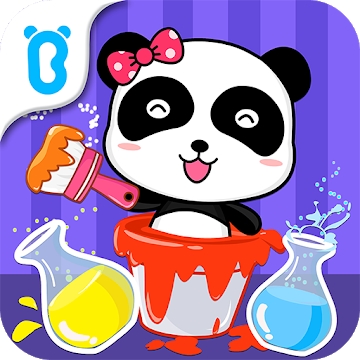 The application "Mixing colors - children's game"
