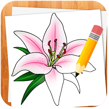 Приложение "How to Draw Flowers"