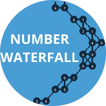 Додаток "Number Waterfall - Add and Subtract (Basic maths)"