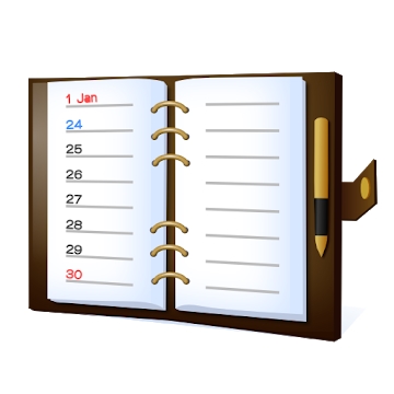 The app "Calendar and organizer Jorte"