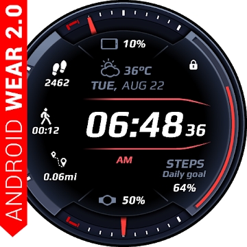 Sovellus "Time Gate Watch Face"